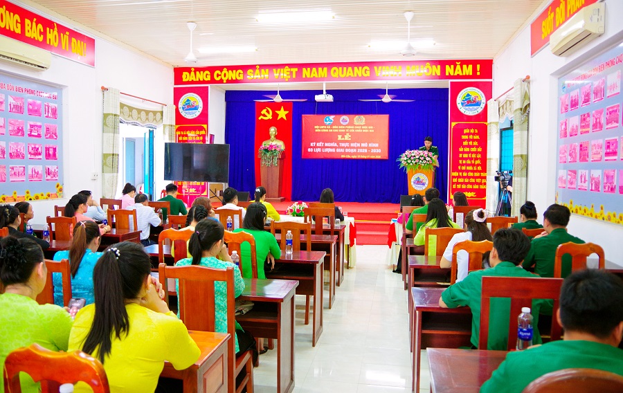 Tây Ninh: Lễ ký kết nghĩa, thực hiện mô hình 3 lực lượng giai đoạn 2026 - 2030