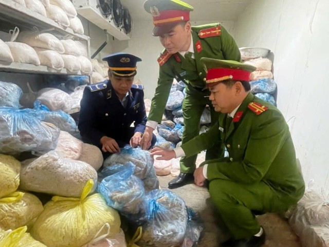 Nghệ An: Phát hiện, tiêu hủy 1 tấn da lợn không rõ nguồn gốc