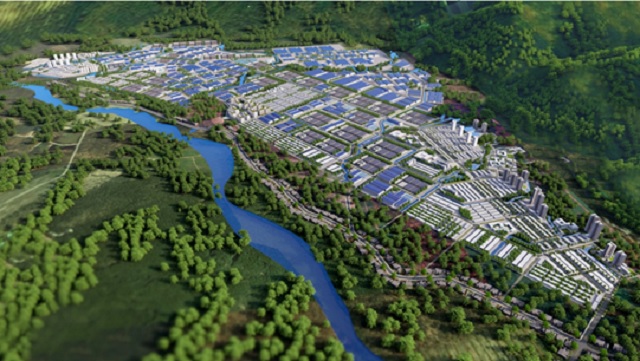 To&agrave;n cảnh KCN Becamex VSIP B&igrave;nh Định. Ảnh: Viết Hiền