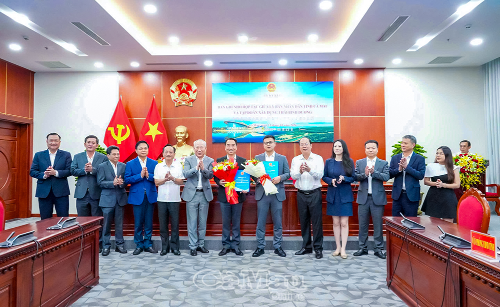 Tập đoàn Xây dựng Thái Bình Dương cam kết đầu tư 5 tỷ USD vào Cà Mau