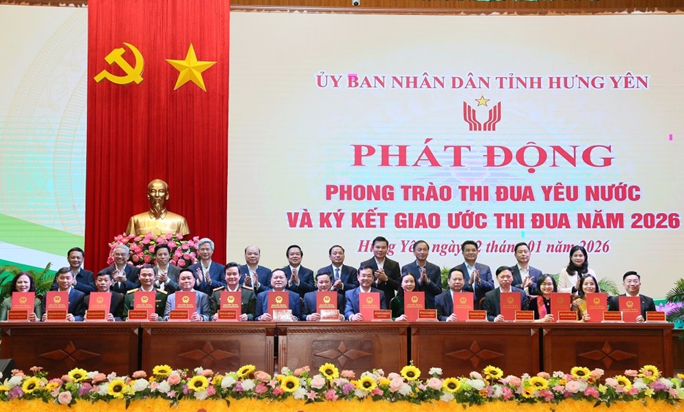 Hưng Yên phát động phong trào thi đua yêu nước