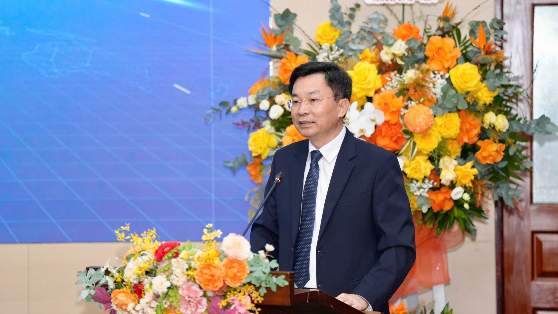 Thiếu tướng Trương Sơn L&acirc;m &ndash; Chủ tịch Tổng c&ocirc;ng ty MobiFone ph&aacute;t biểu