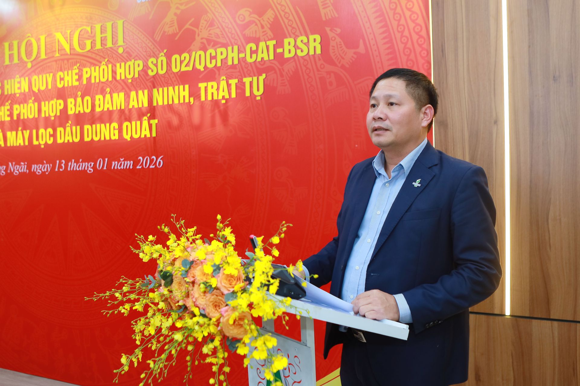 Chủ tịch BSR: Phối hợp, bảo đảm an ninh, an toàn tuyệt đối cho Nhà máy Lọc dầu Dung Quất trong mọi tình huống