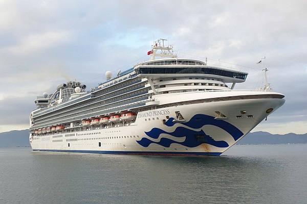 Khánh Hòa: Đón tàu biển quốc tế Diamond Princess chở 2.000 khách cập Cảng quốc tế Cam Ranh