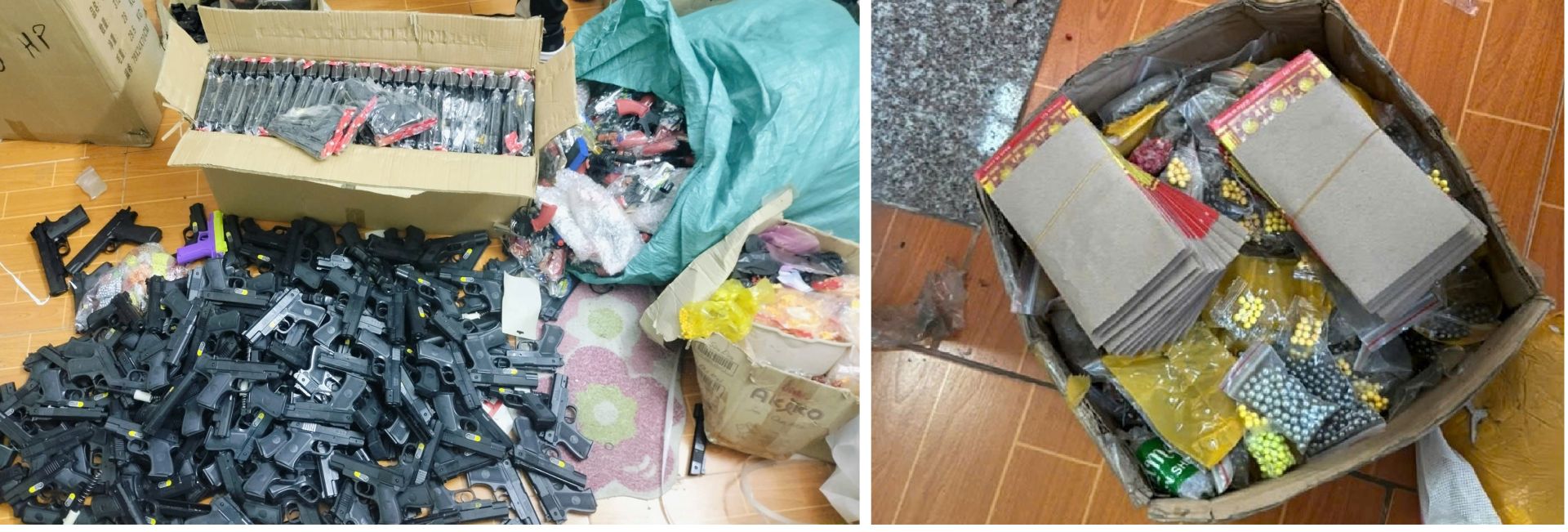 Hải Phòng: Phát hiện một trường hợp bán đồ chơi nguy hiểm