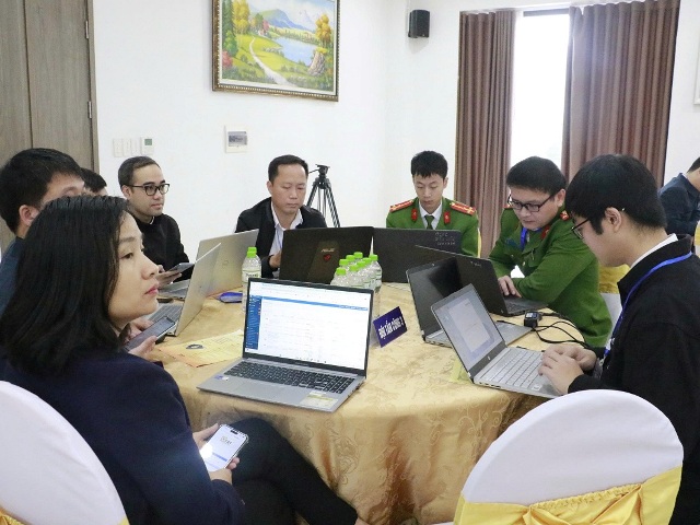 C&aacute;c đội diễn tập thực chiến an ninh mạng đ&aacute;p ứng y&ecirc;u cầu chuyển đổi số. (Ảnh: C&ocirc;ng an Nghệ An)