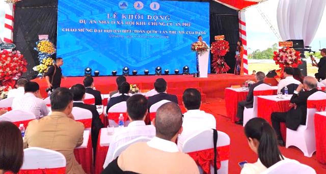 Quang cảnh lễ khởi động.