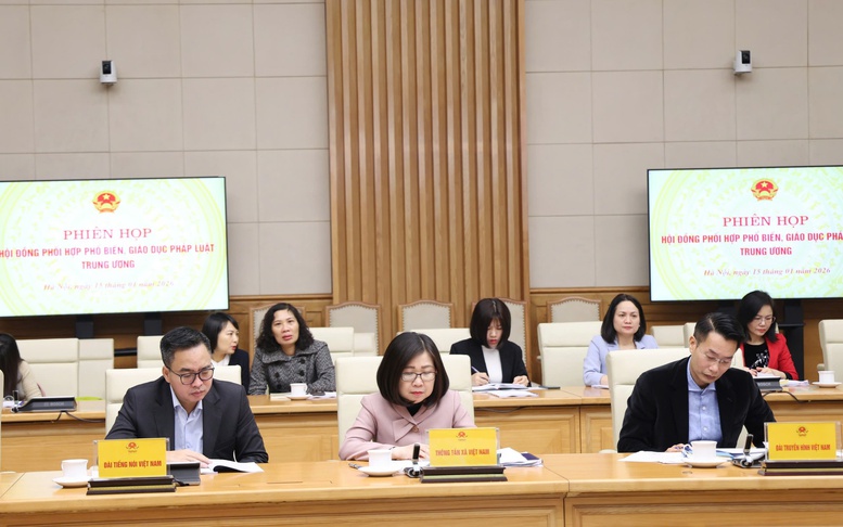 C&aacute;c đại biểu tham dự Phi&ecirc;n họp - Ảnh: VGP/Gia Huy