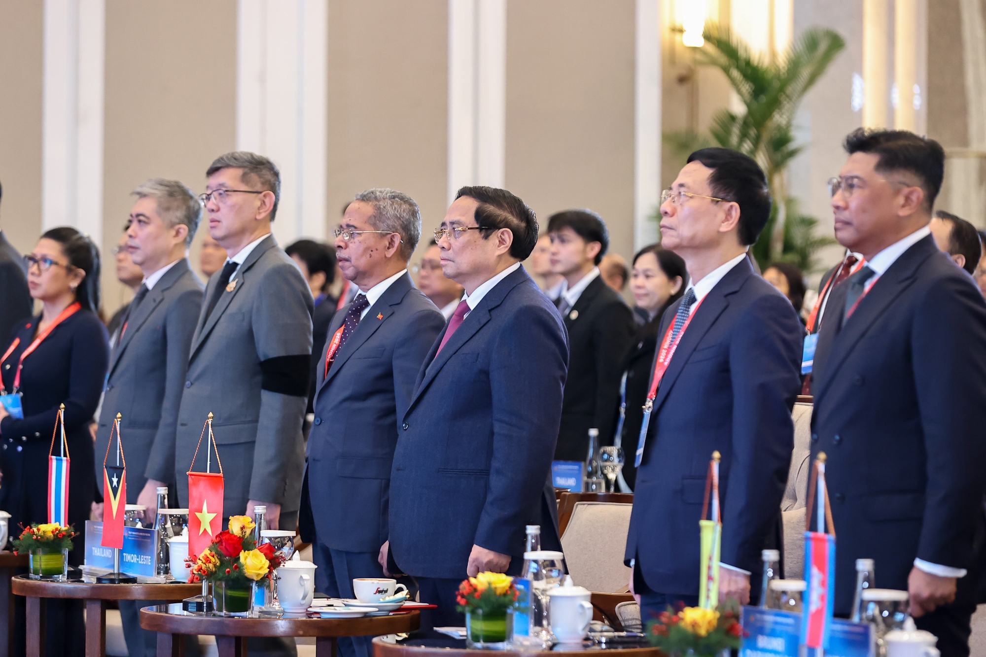 Thủ tướng Phạm Minh Chính và các đại biểu dự lễ khai mạc Hội nghị Bộ trưởng Số ASEAN (ADGMIN) lần thứ 6 Thủ tướng Phạm Minh Chính và các đại biểu dự lễ khai mạc Hội nghị Bộ trưởng Số ASEAN (ADGMIN) lần thứ 6
