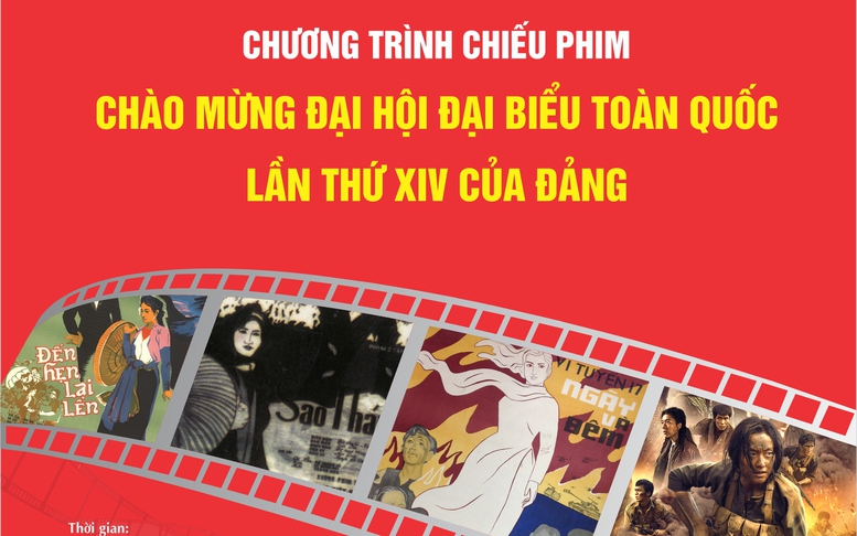 Tuần phim chào mừng Đại hội Đảng lần thứ XIV được tổ chức tại Bắc Ninh từ ngày 17- 23/1/2026