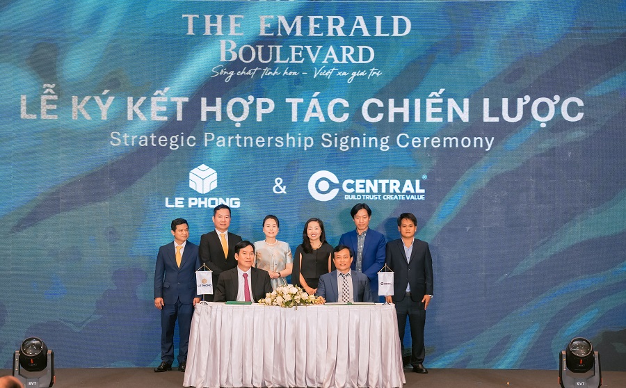 L&ecirc; Phong Group k&yacute; kết hợp t&aacute;c chiến lược với c&aacute;c đối t&aacute;c ph&aacute;t triển dự &aacute;n The Emerald Boulevard