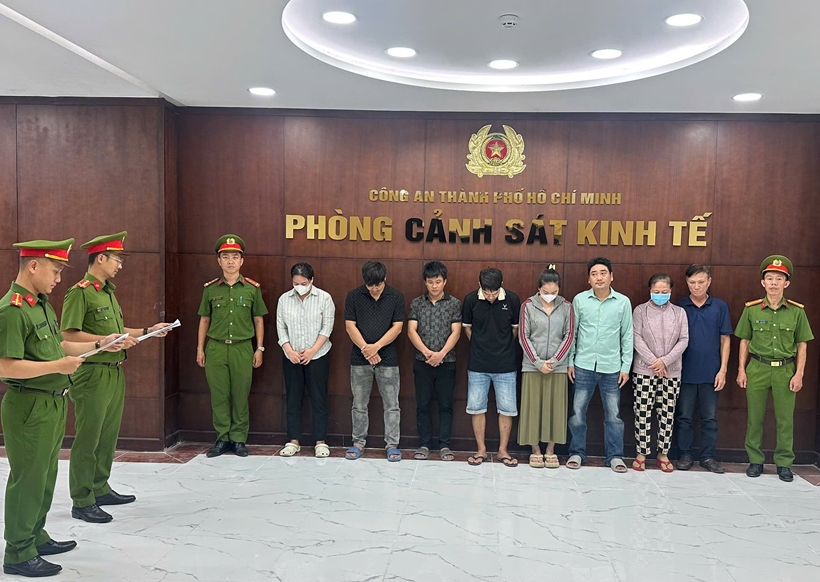 C&aacute;c đối tượng trong vụ &aacute;n