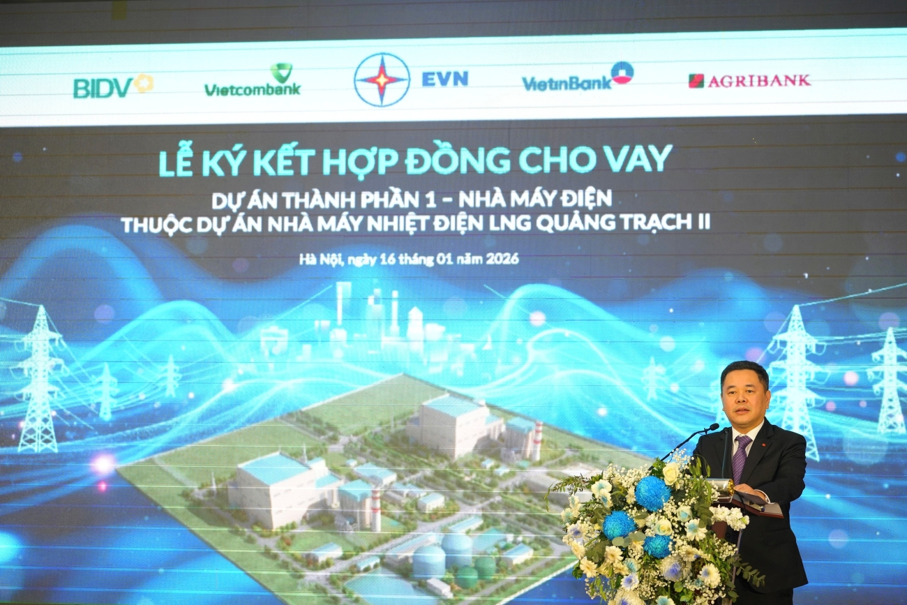 &Ocirc;ng Nguyễn Ngọc Cảnh - Ủy vi&ecirc;n BTV Đảng ủy, Ph&oacute; Thống đốc Ng&acirc;n h&agrave;ng Nh&agrave; nước Việt Nam ph&aacute;t biểu tại Lễ k&yacute; kết