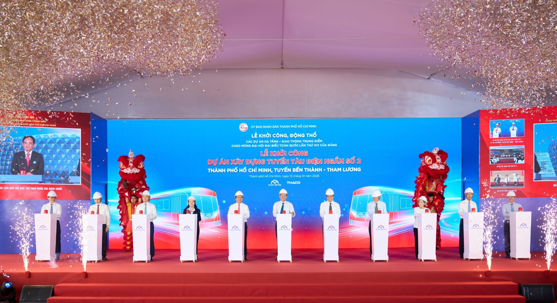 THACO tham gia Dự án Metro số 2 với vai trò Tổng thầu EPC