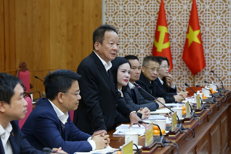 Chủ tịch T&T Group Đỗ Quang Hiển mong muốn tỉnh L&acirc;m Đồng tạo điều kiện thuận lợi để thực hiện c&aacute;c dự &aacute;n tr&ecirc;n địa b&agrave;n tỉnh