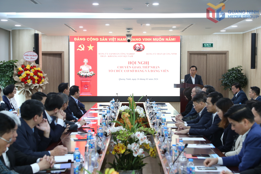 Chuyển giao các tổ chức cơ sở Đảng trực thuộc Đảng ủy TKV về trực thuộc Đảng ủy Than Quảng Ninh