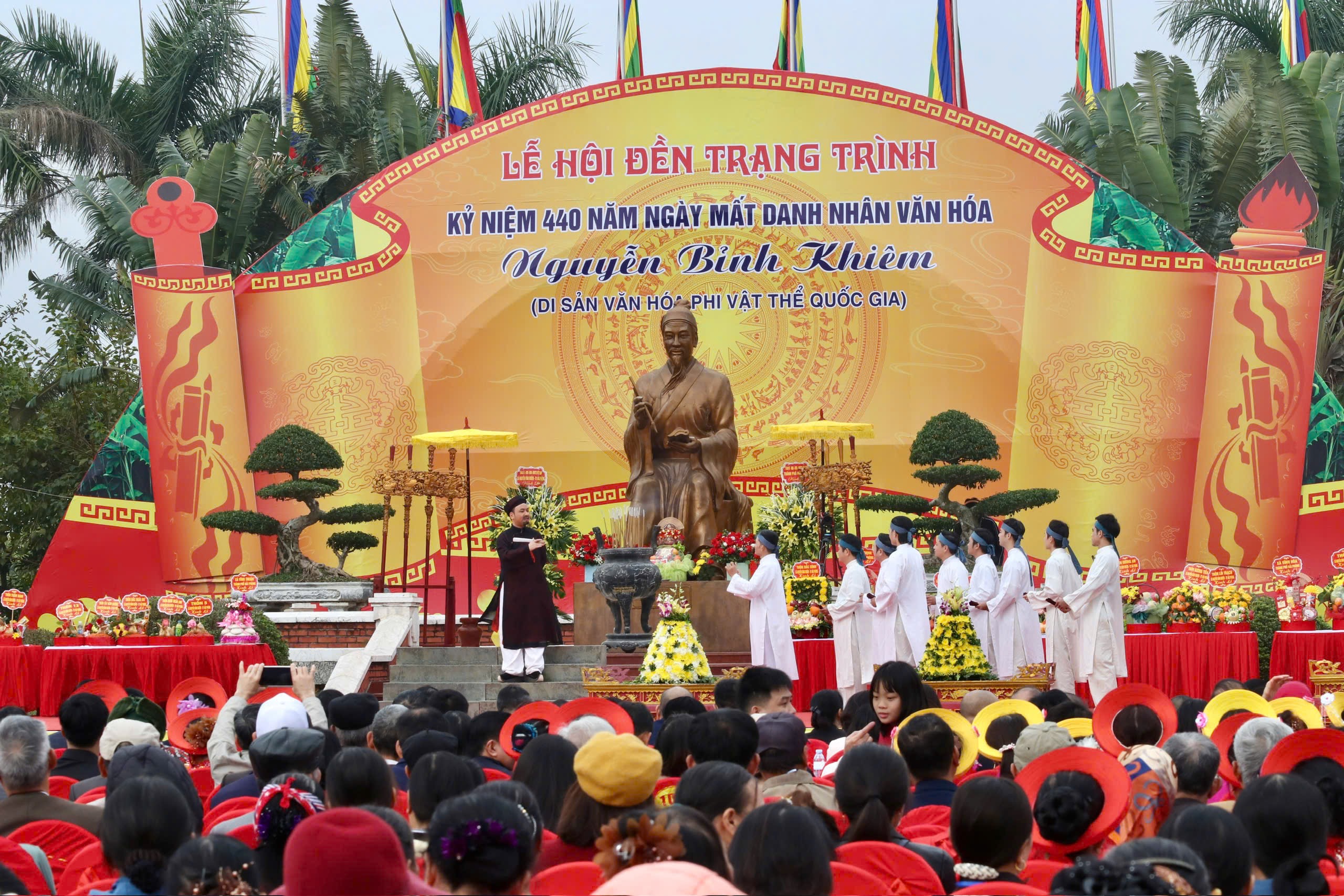 Quang cảnh buổi lễ.