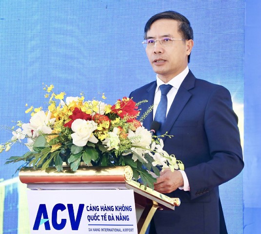 Chủ tịch UBND TP. Đ&agrave; Nẵng Phạm Đức Ấn ph&aacute;t biểu tại lễ khởi c&ocirc;ng dự &aacute;n.