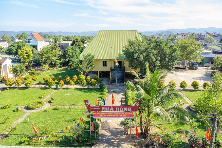 Kh&ocirc;ng kh&iacute; Đại hội lan tỏa r&otilde; n&eacute;t đến th&ocirc;n Bu&ocirc;n Go - nơi c&oacute; 71 hộ đồng b&agrave;o d&acirc;n tộc Mạ sinh sống