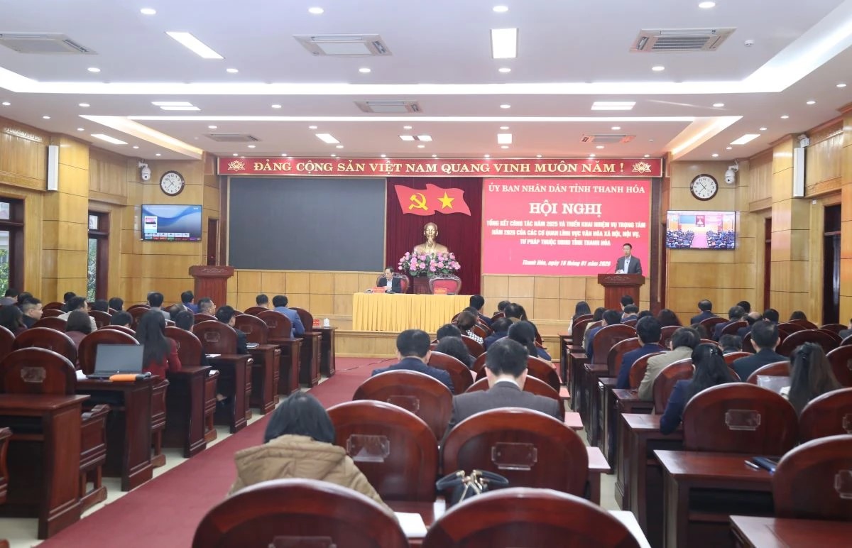 Thanh Hóa: Đề cao trách nhiệm trong thực hiện nhiệm vụ trên lĩnh vực văn hóa - xã hội, nội vụ, tư pháp