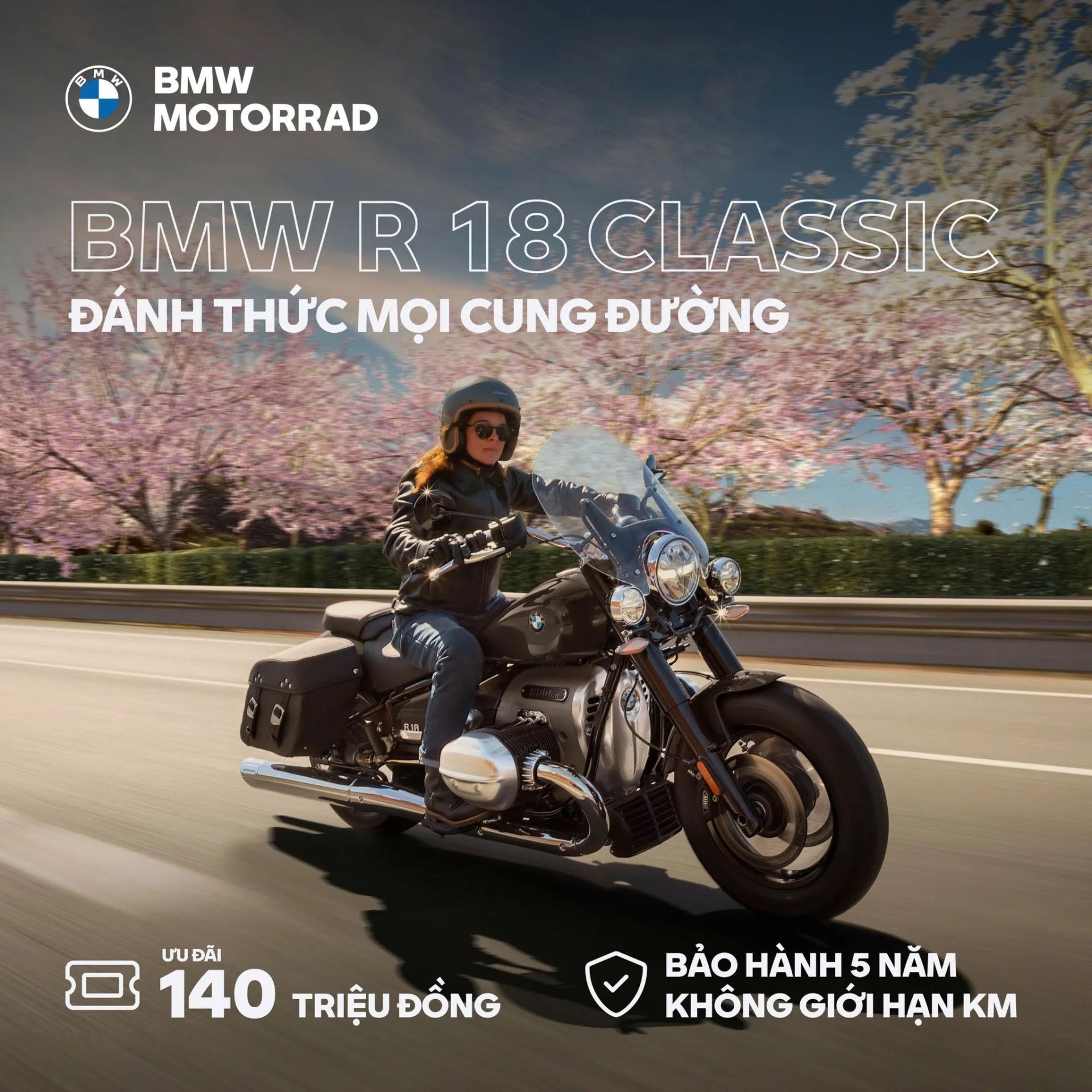 BMW Motorrad ưu đ&atilde;i l&ecirc;n đến 140 triệu đồng