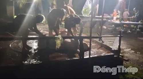 Cơ sở giết mổ động vật của &ocirc;ng Nguyễn Văn Th&agrave;nh.