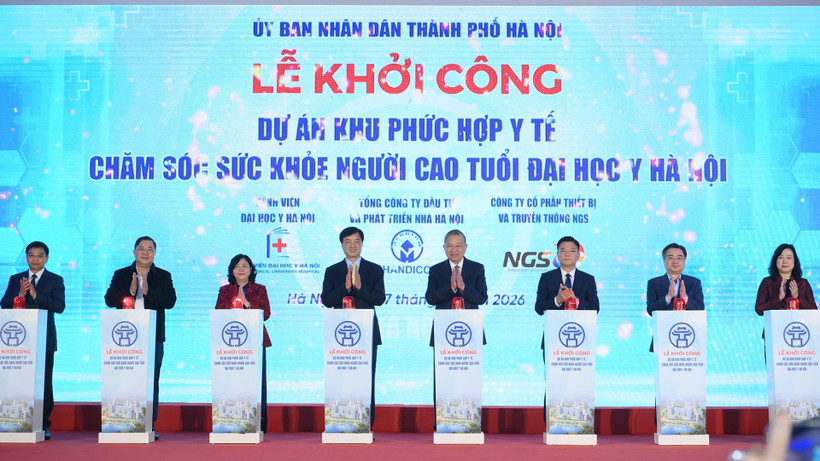 Khởi công Dự án khu phức hợp y tế - Chăm sóc sức khỏe người cao tuổi Đại học Y Hà Nội