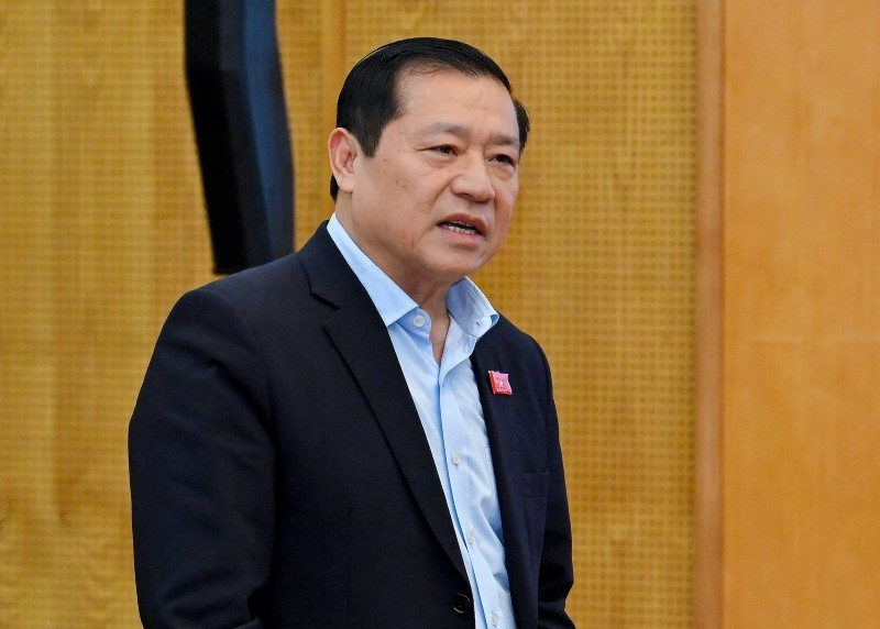 Ph&oacute; Trưởng Ban Thường trực Ban Tuy&ecirc;n gi&aacute;o v&agrave; D&acirc;n vận Trung ương Lại Xu&acirc;n M&ocirc;n ph&aacute;t biểu tại buổi l&agrave;m việc của Trưởng Ban Tuy&ecirc;n gi&aacute;o v&agrave; D&acirc;n vận Trung ương Trịnh Văn Quyết với c&aacute;c cơ quan b&aacute;o ch&iacute;, ng&agrave;y 11/12/2025. (Ảnh THỦY NGUY&Ecirc;N)