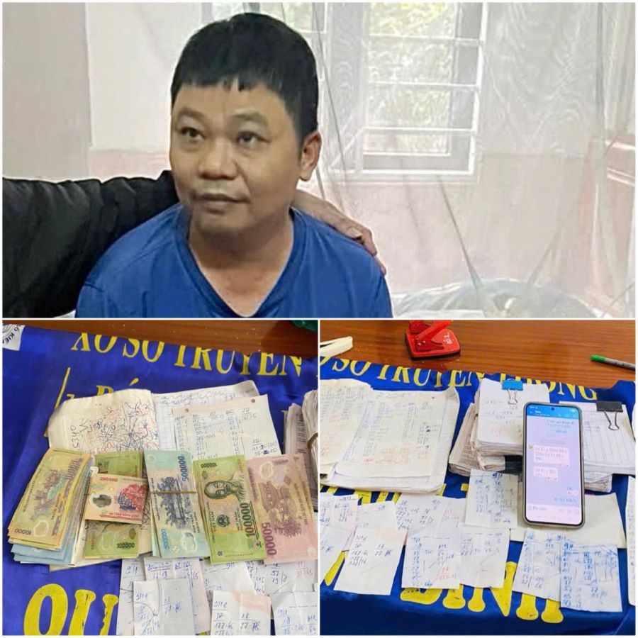 Quảng Trị: Triệt phá đường dây đánh bạc với số tiền hơn 7 tỷ đồng trên tháng