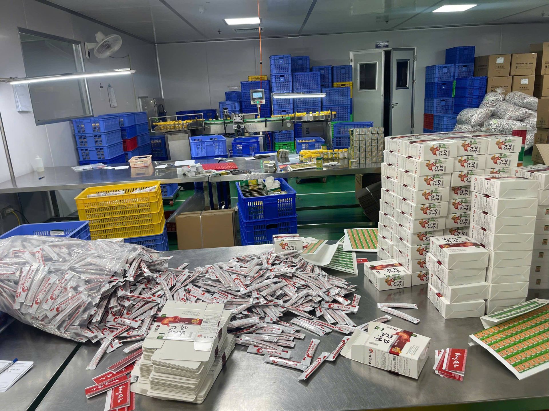 Sản phẩm thu được tại hiện trường