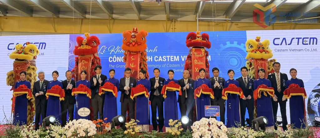 Khánh thành Nhà máy sản xuất cơ khí chính xác Castem Việt Nam