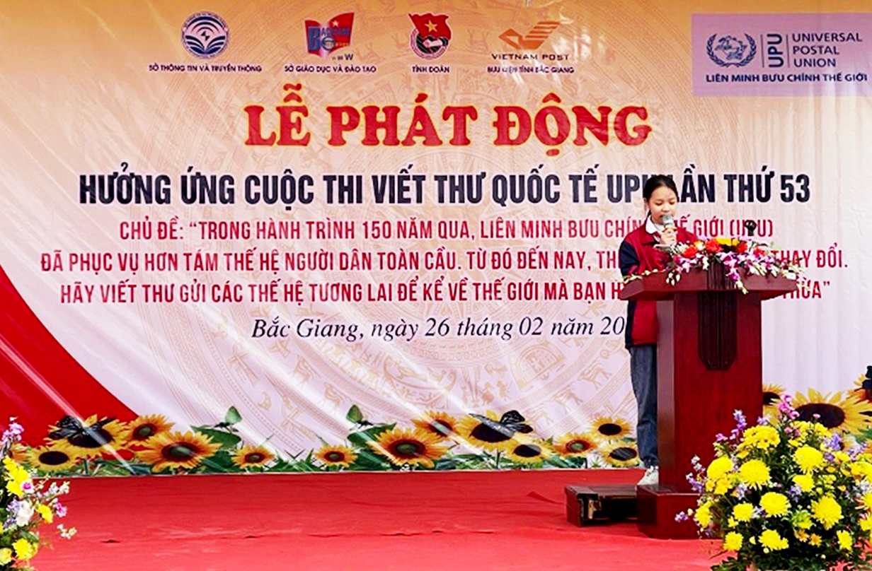 Bắc Ninh triển khai Cuộc thi viết thư quốc tế UPU lần thứ 55 năm 2026