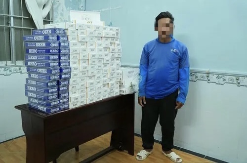 Cần Thơ phát hiện, bắt giữ đối tượng vận chuyển 1.490 bao thuốc lá điếu nhập lậu