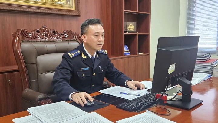 Đội trưởng Đội Hải quan cửa khẩu T&acirc;n Thanh Nguyễn Quang B&aacute;ch