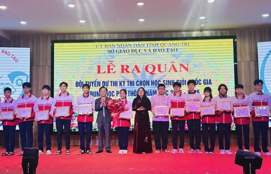 Quảng Trị có 114 học sinh đoạt giải tại Kỳ thi chọn học sinh giỏi quốc gia