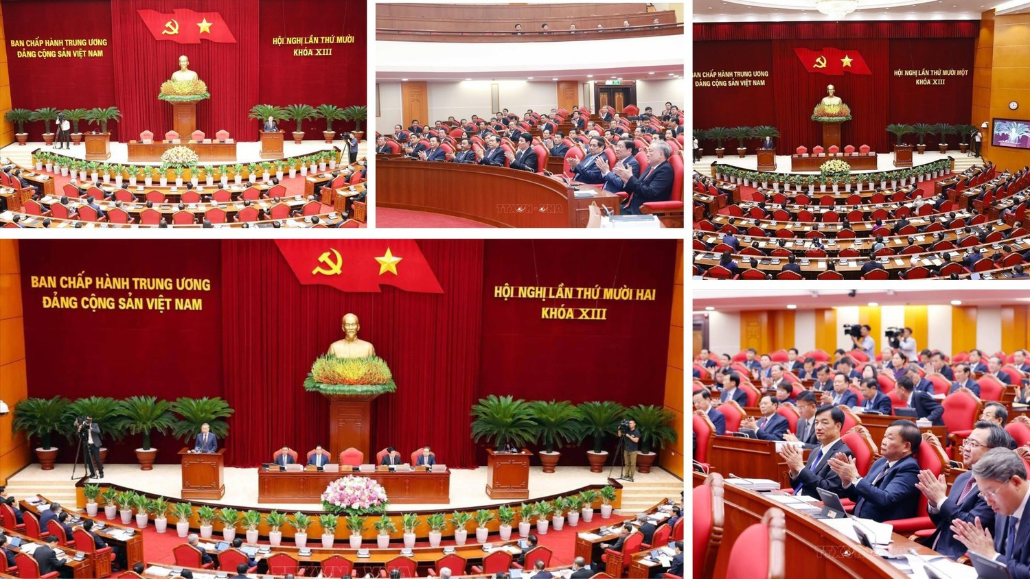 ội nghị Trung ương 10, 11, 12, Ban Chấp h&agrave;nh Trung ương kh&oacute;a XIII đ&atilde; thảo luận d&acirc;n chủ, kỹ lưỡng v&agrave; thống nhất rất cao ban h&agrave;nh Phương hướng c&ocirc;ng t&aacute;c nh&acirc;n sự Ban Chấp h&agrave;nh Trung ương Đảng kho&aacute; XIV. (Ảnh: TTXVN)