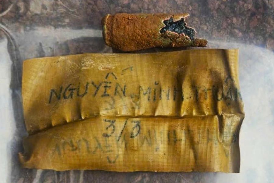 Quảng Trị: Phát hiện thêm hài cốt liệt sỹ có di vật mang tên Nguyễn Minh Thuận