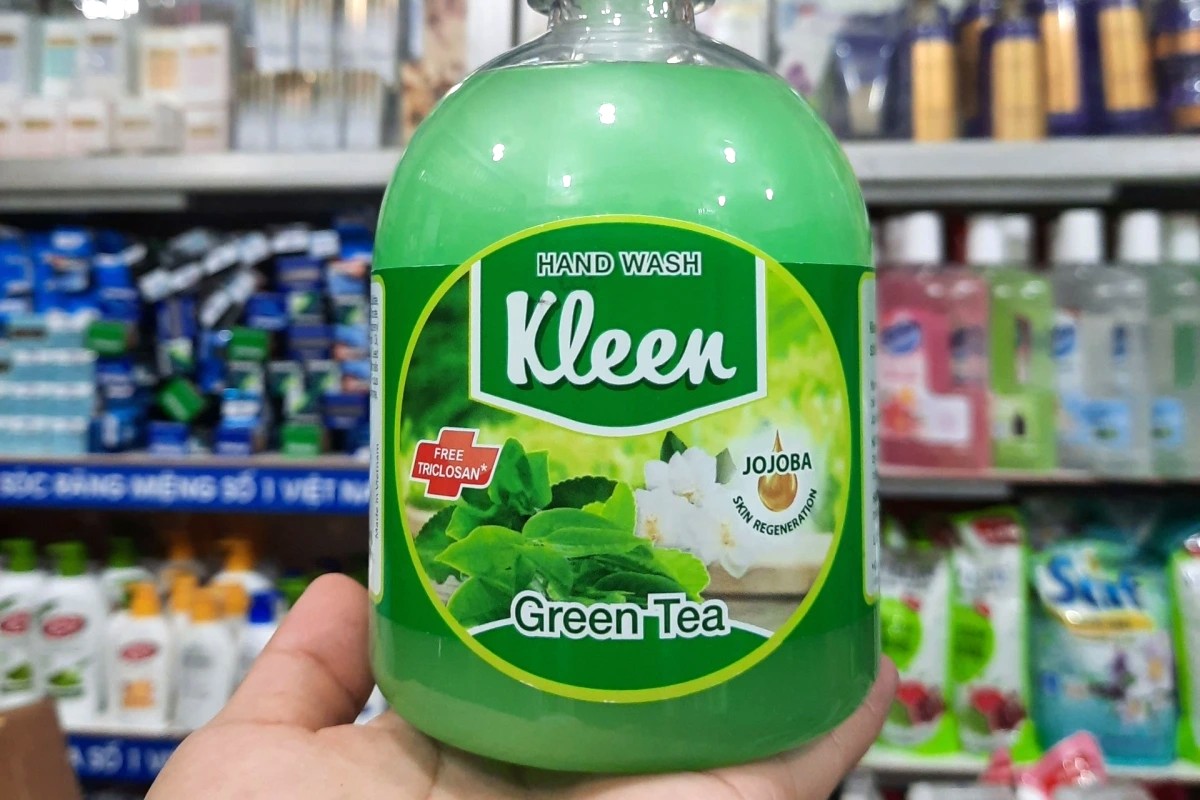 Thu hồi lô sữa rửa tay Kleen – hương trà xanh