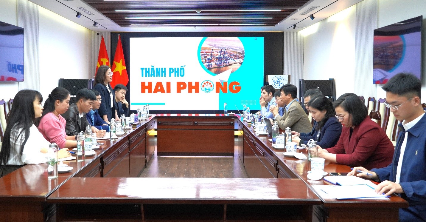 Sở Khoa học và Công nghệ TP. Hải Phòng tiếp và làm việc với Đoàn công tác Sở KH&CN tỉnh Phú Thọ