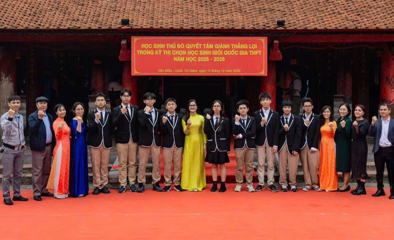 Trường tư thục có 100% học sinh đạt giải học sinh giỏi Quốc gia THPT: Dấu ấn nổi bật trong giáo dục mũi nhọn thời kỳ đổi mới