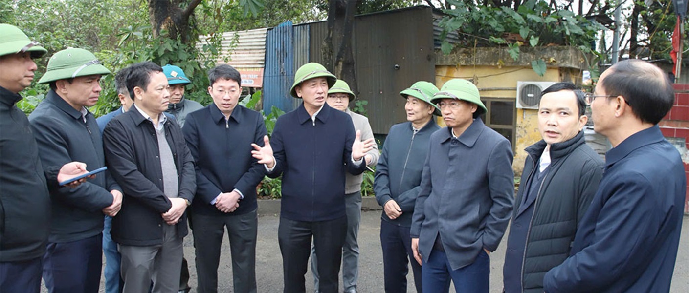 Lãnh đạo tỉnh Hưng Yên đi kiểm tra tiến độ triển khai nhà máy đốt chất thải rắn phát điện tại xã Thái Thụy Lãnh đạo tỉnh Hưng Yên đi kiểm tra tiến độ triển khai nhà máy đốt chất thải rắn phát điện tại xã Thái Thụy