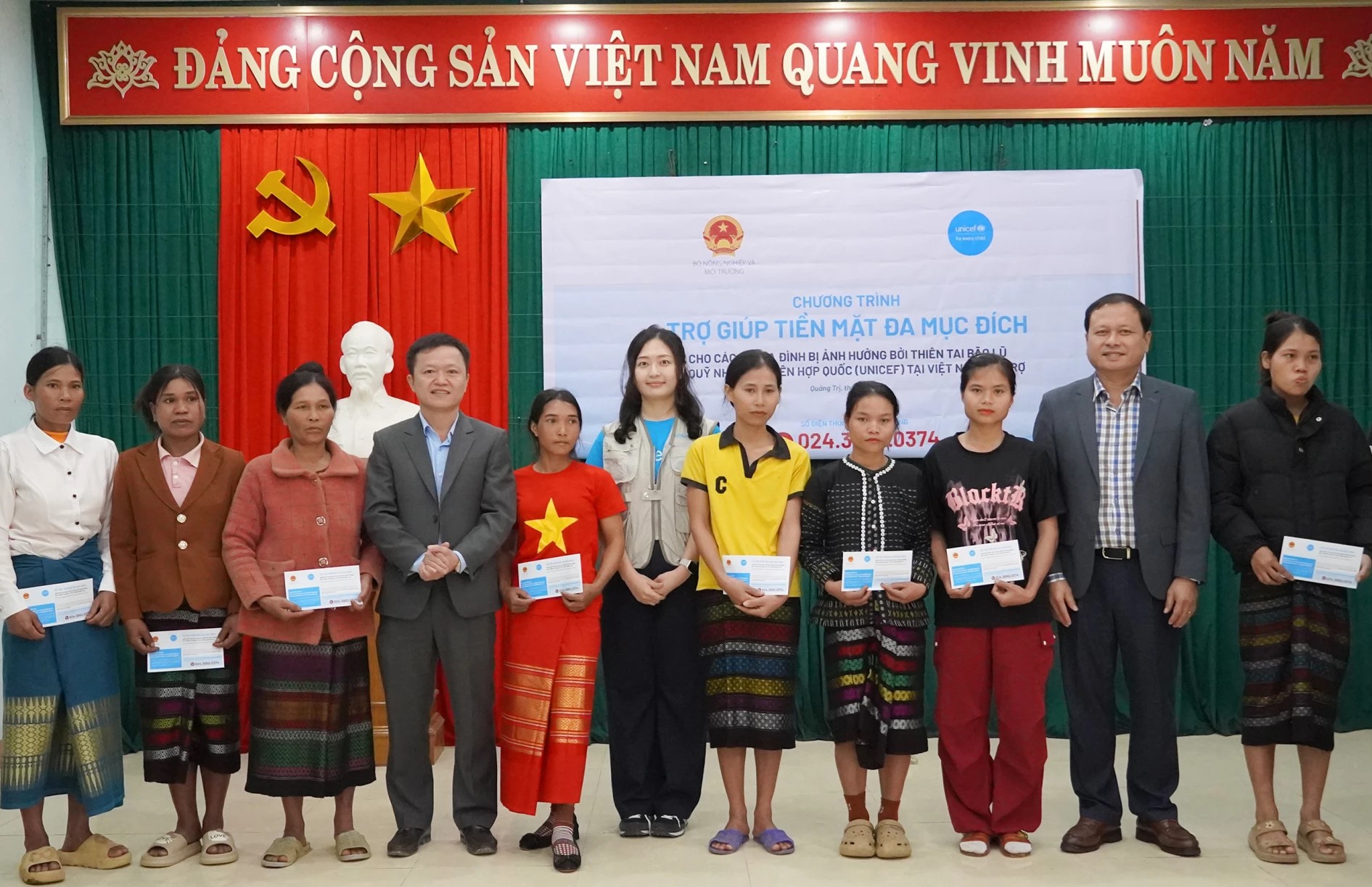 Hỗ trợ 5,2 tỷ đồng cho các hộ gia đình bị ảnh hưởng thiên tai ở Quảng Trị