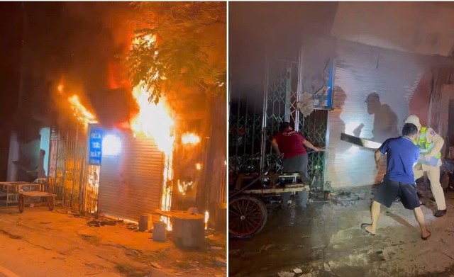 Biểu dương Công an Nghệ An dũng cảm cứu 11 người dân trong vụ cháy lúc rạng sáng