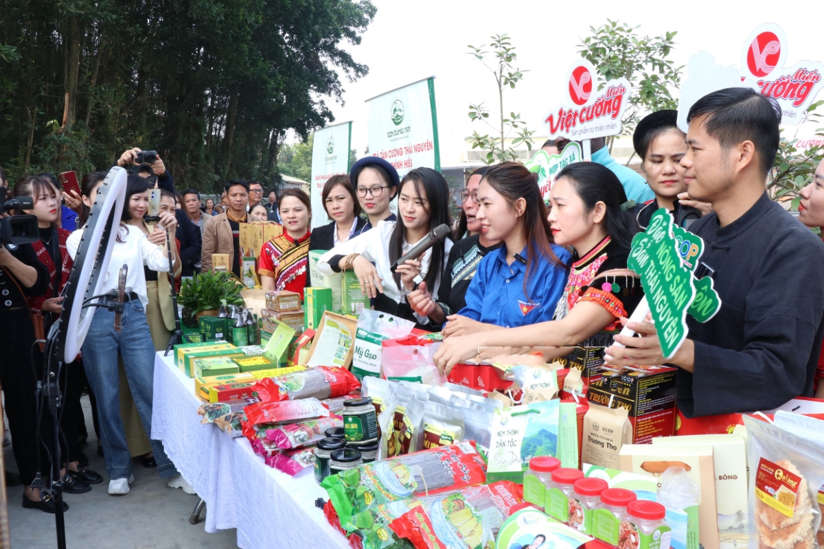 Chương tr&igrave;nh livestream gi&uacute;p n&ocirc;ng sản Th&aacute;i Nguy&ecirc;n tiếp cận tệp kh&aacute;ch h&agrave;ng, tăng thu nhập, giảm ngh&egrave;o bền vững.