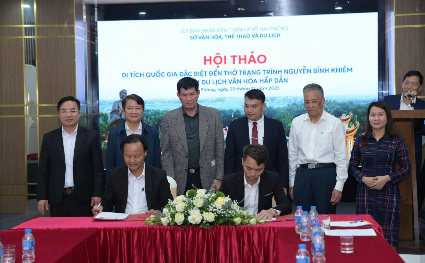 Hội thảo “Di tích quốc gia đặc biệt đền thờ Trạng Trình Nguyễn Bỉnh Khiêm điểm du lịch văn hóa hấp dẫn”