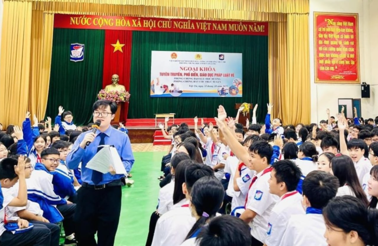 Phú Thọ tăng cường phổ biến, giáo dục pháp luật trong môi trường học đường