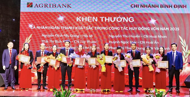 Gia Lai: Tổng dư nợ cho vay của Chi nhánh Agribank Bình Định tăng 17,5%
