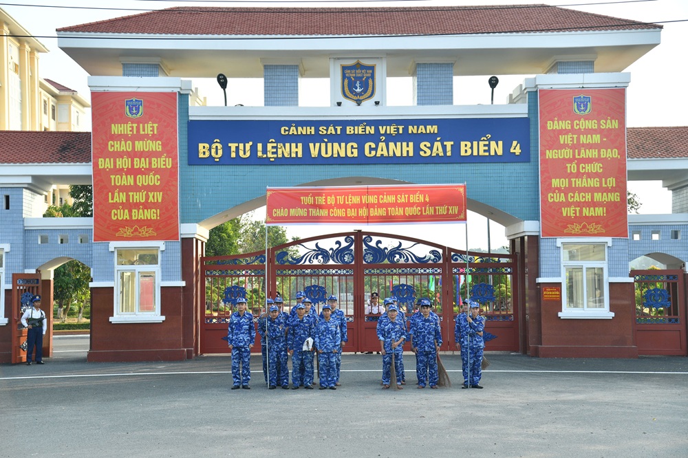 Tuổi trẻ Bộ Tư lệnh Vùng Cảnh sát biển 4: Sôi nổi các hoạt động “Ngày Thanh niên cùng hành động”