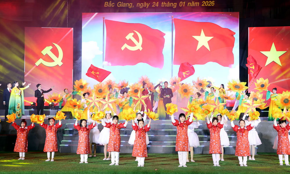 Bắc Ninh: Chương trình nghệ thuật chào mừng thành công Đại hội XIV của Đảng