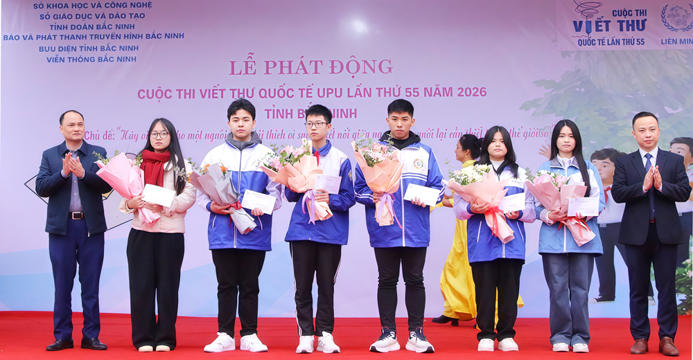 Bắc Ninh phát động Cuộc thi Viết thư quốc tế UPU lần thứ 55 năm 2026